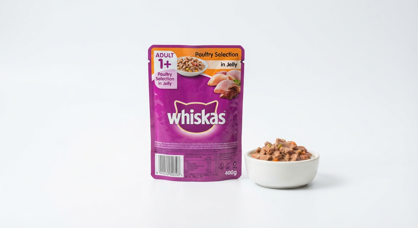 WHISKAS Tasty Mix Comida Húmeda para Gatos Adultos en Salsa Selección Chef