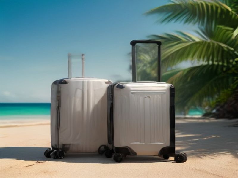 Conjunto Elegante de Maletas de Viaje ABS con Cerradura Numérica y Ruedas 360°