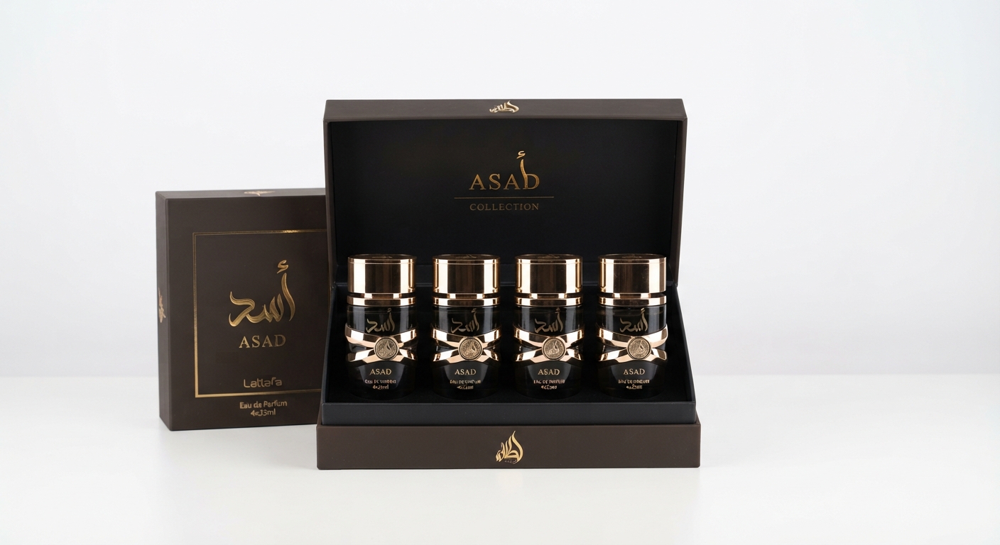 Pack Colección Perfumes Lattafa Asad Eau de Parfum 4x25ml
