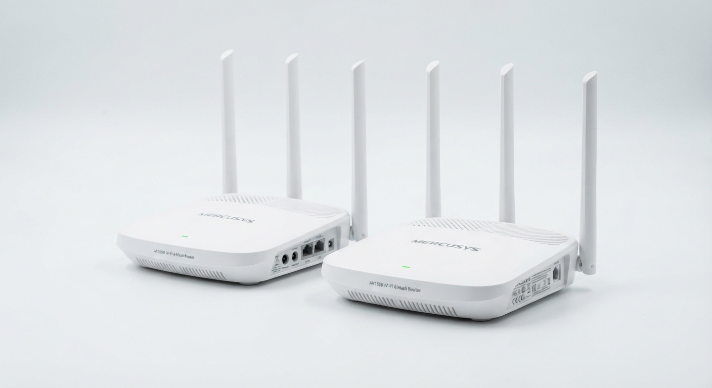 Mercusys Mesh WiFi Router 6 AX1500Mbps con 3 Puertos Gigabit y Control Parental