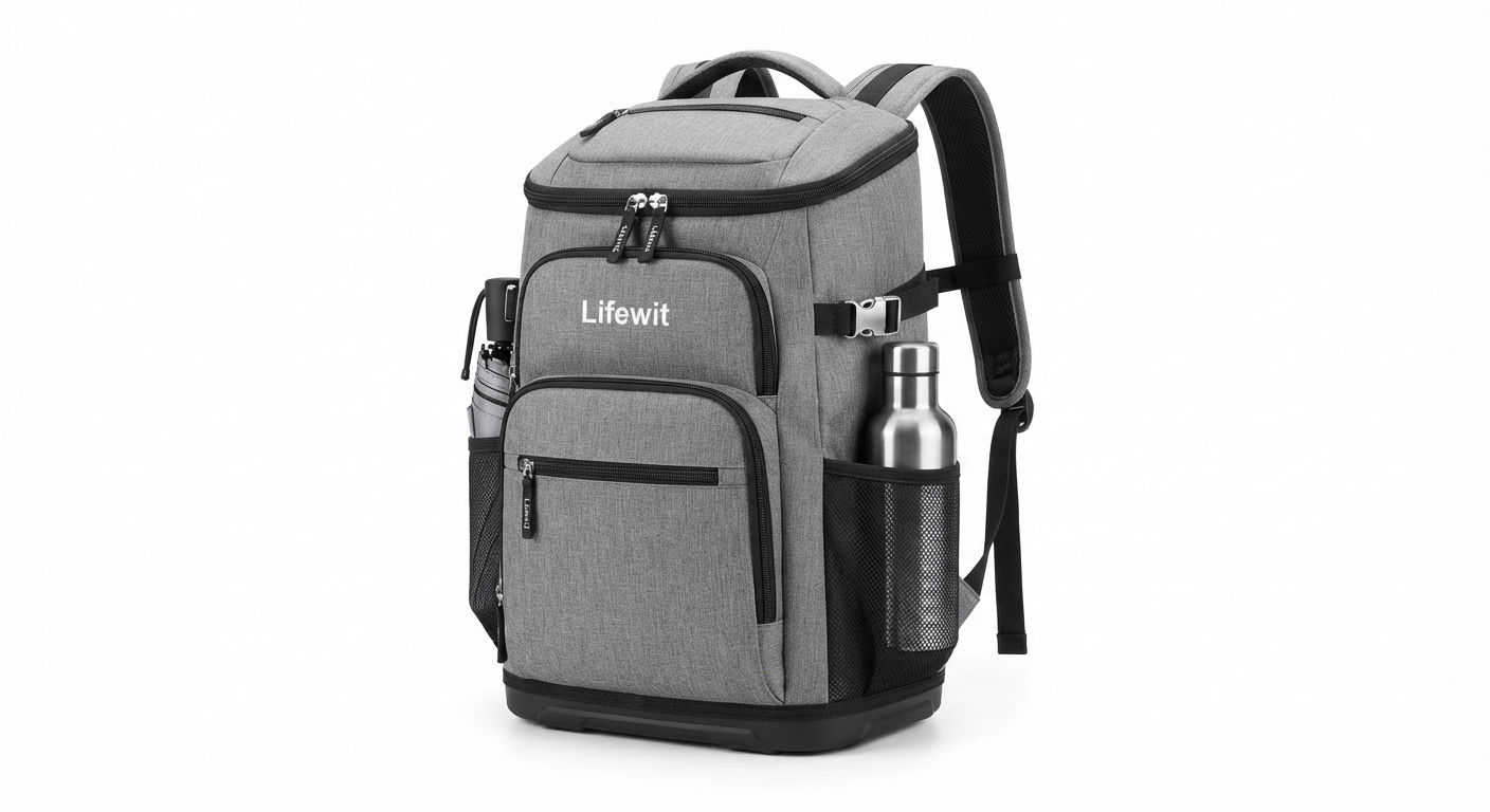 Lifewit Mochila Nevera Isotérmica 24L - Mantén tus alimentos frescos hasta 12 horas