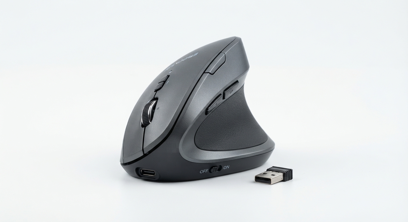 Ratón Vertical Ergonómico Inalámbrico Trust Verto 2.4GHz