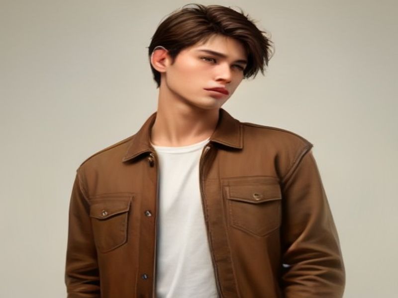 Jersey Tommy Jeans Slim Light Hombre Cuello Redondo Marrón XXL