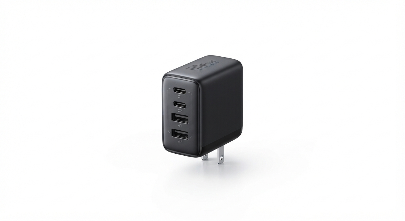 UGREEN Nexode Cargador USB C 100W con 4 Puertos Carga Rápida