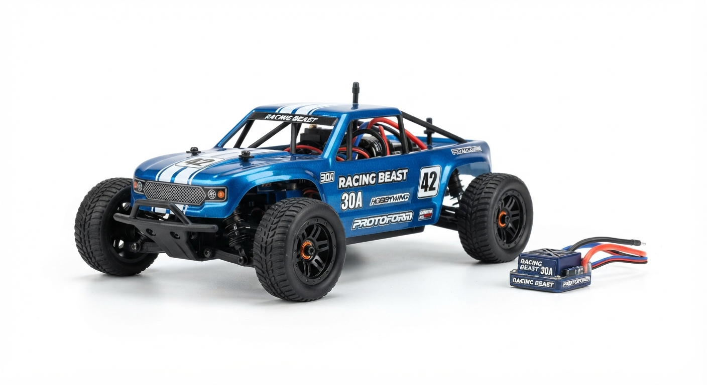 Mini Coche RC con ESC de 30A Bidireccional