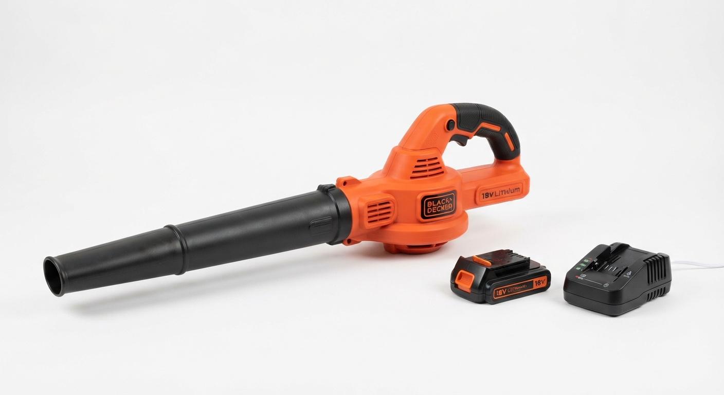 BLACK+DECKER Soplador PowerCommand 18V con Batería y Cargador