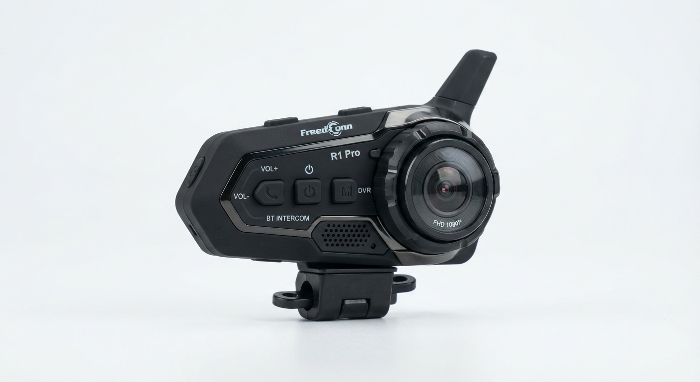 Intercomunicador Freedconn R1Pro para Moto con Cámara DVR y Bluetooth
