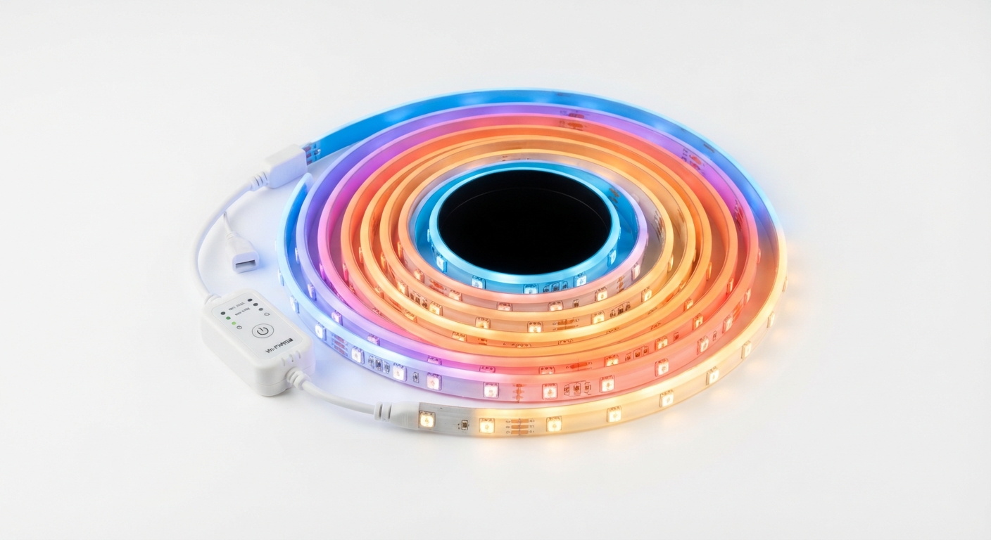 Tira de Luces LED Inteligentes 5050 con Control Bluetooth y App