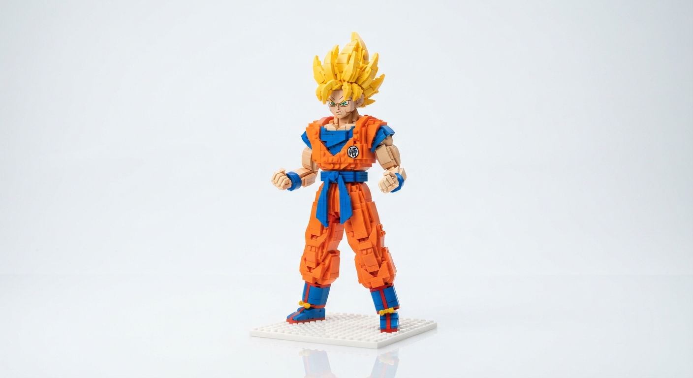 Pantasy Dragon Ball Z Torneo Mundial Artes Marciales Bloques de Construcción Goku