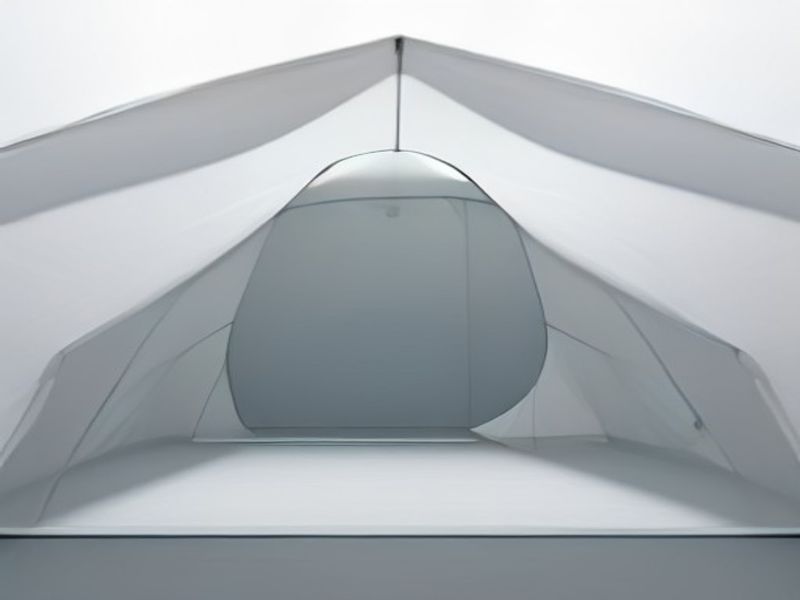 Carpa de Camping Impermeable 3-4 Personas con Toldo Extensible y Protección UV