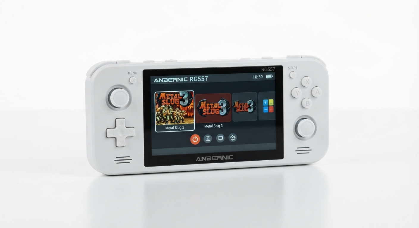 Consola Retro Portátil ANBERNIC RG557 Mínimo Histórico