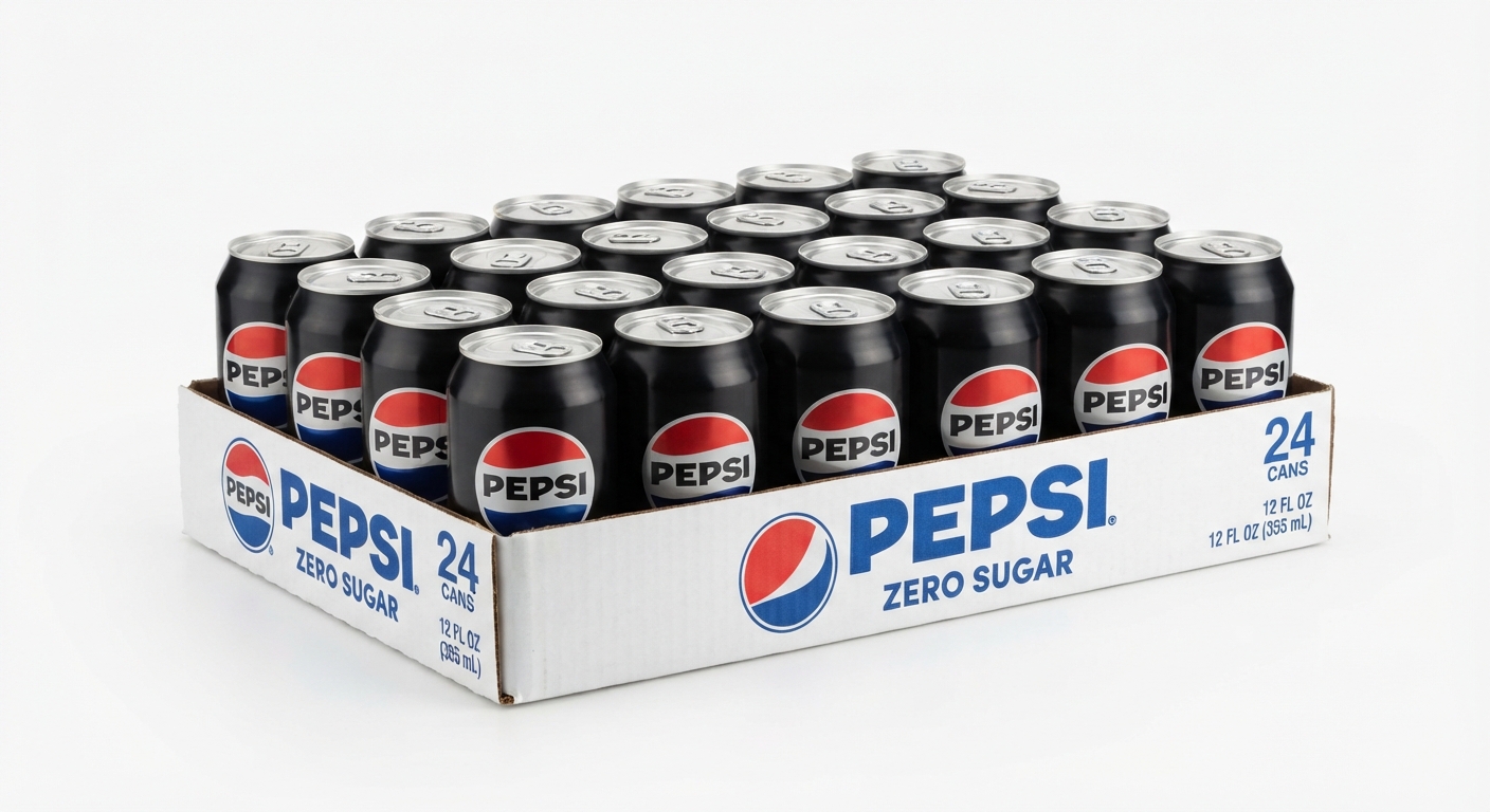 Pack 24 Latas Pepsi Zero Azúcar 330ml