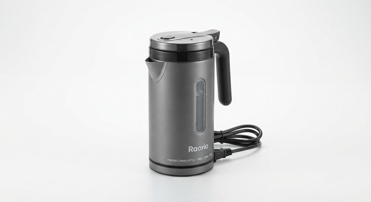 Raorio Hervidor Eléctrico de Viaje Portátil 1L