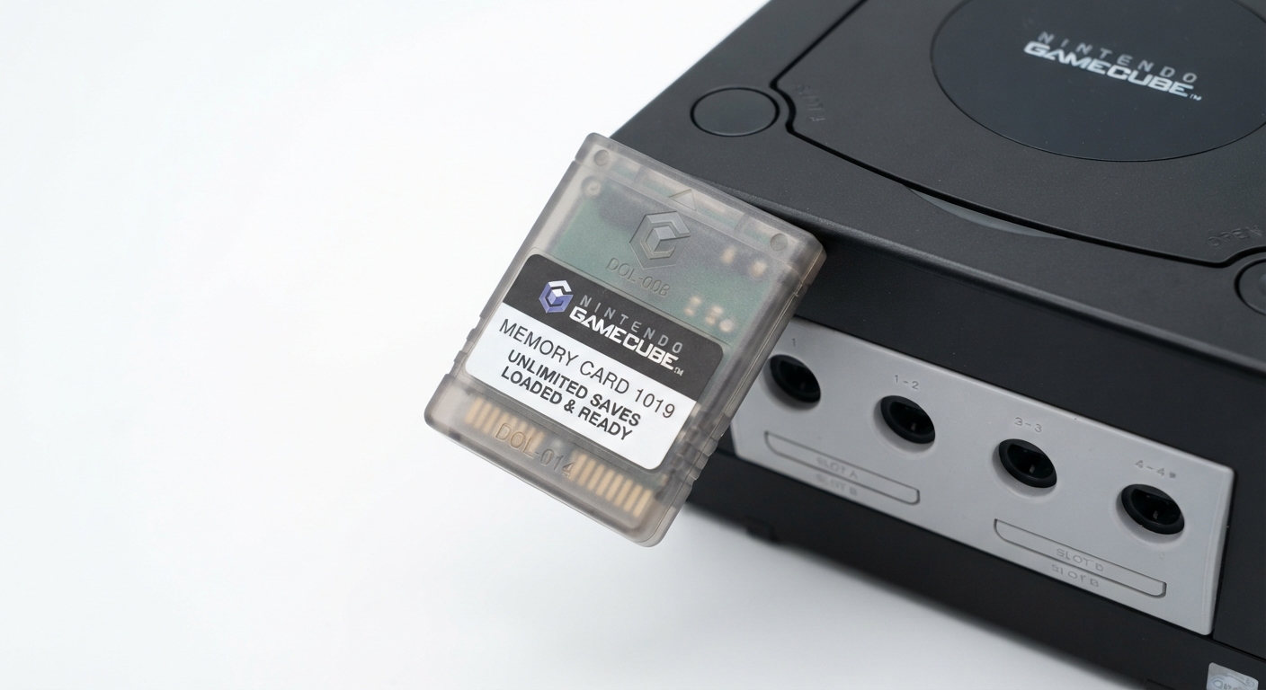 Tarjeta GCMCE para GameCube: Carga Juegos y Guarda Partidas Ilimitadas