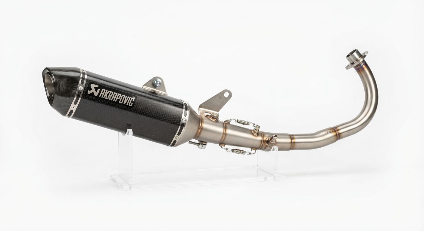 Sistema de Escape Completo Acero Inoxidable para Yamaha NMAX 2020-2024