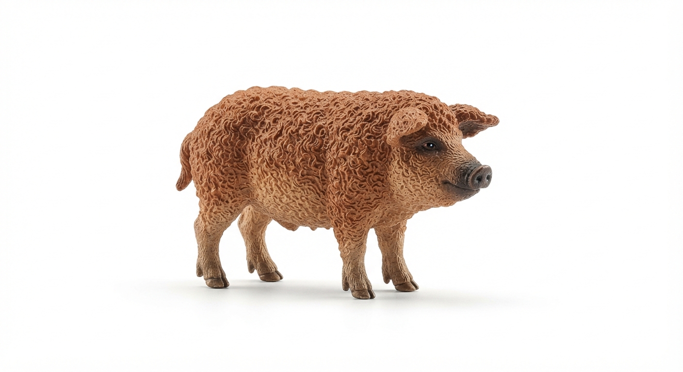 Schleich Farm World Cerdo Lanudo Figura Coleccionable
