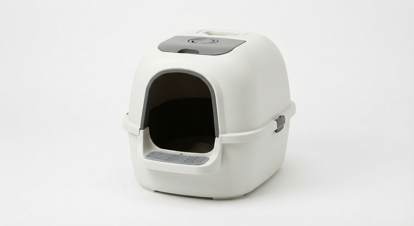 Caja de Arena Cerrada para Gatos 40x39x56 cm