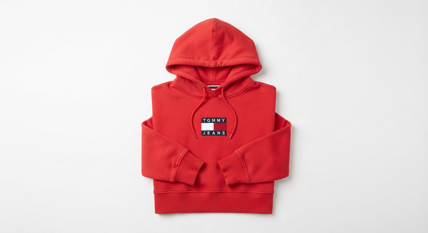 Tommy Jeans Sudadera Mujer Flag Regular Fit con Capucha
