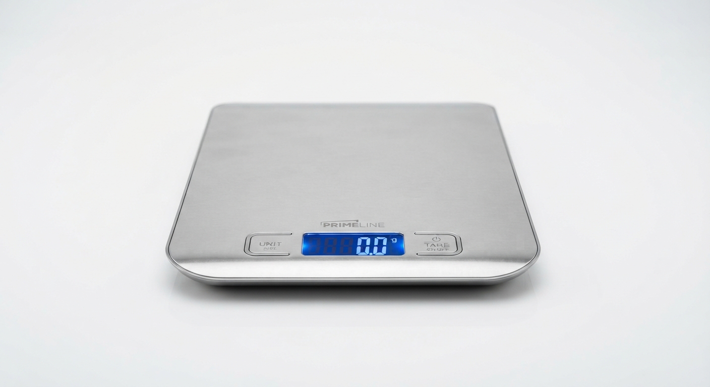 Báscula Digital de Cocina de Acero Inoxidable 10/5kg con Pantalla LED