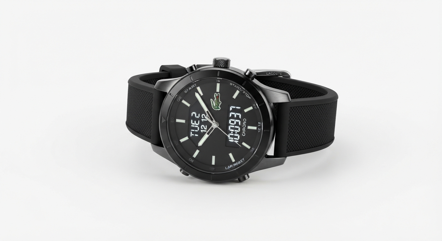 Reloj Lacoste Multifuncional Analógico-Digital Hombre LC33 Silicona