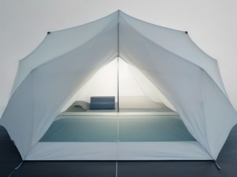 Carpa de Camping Impermeable para 3-4 Personas con Toldo Extensible y Protección UV