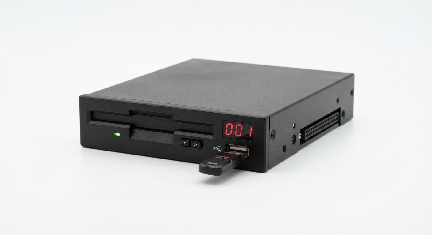 Emulador de Unidad de Disquete 3.5" 1.44 MB con 99 Disquetes Virtuales