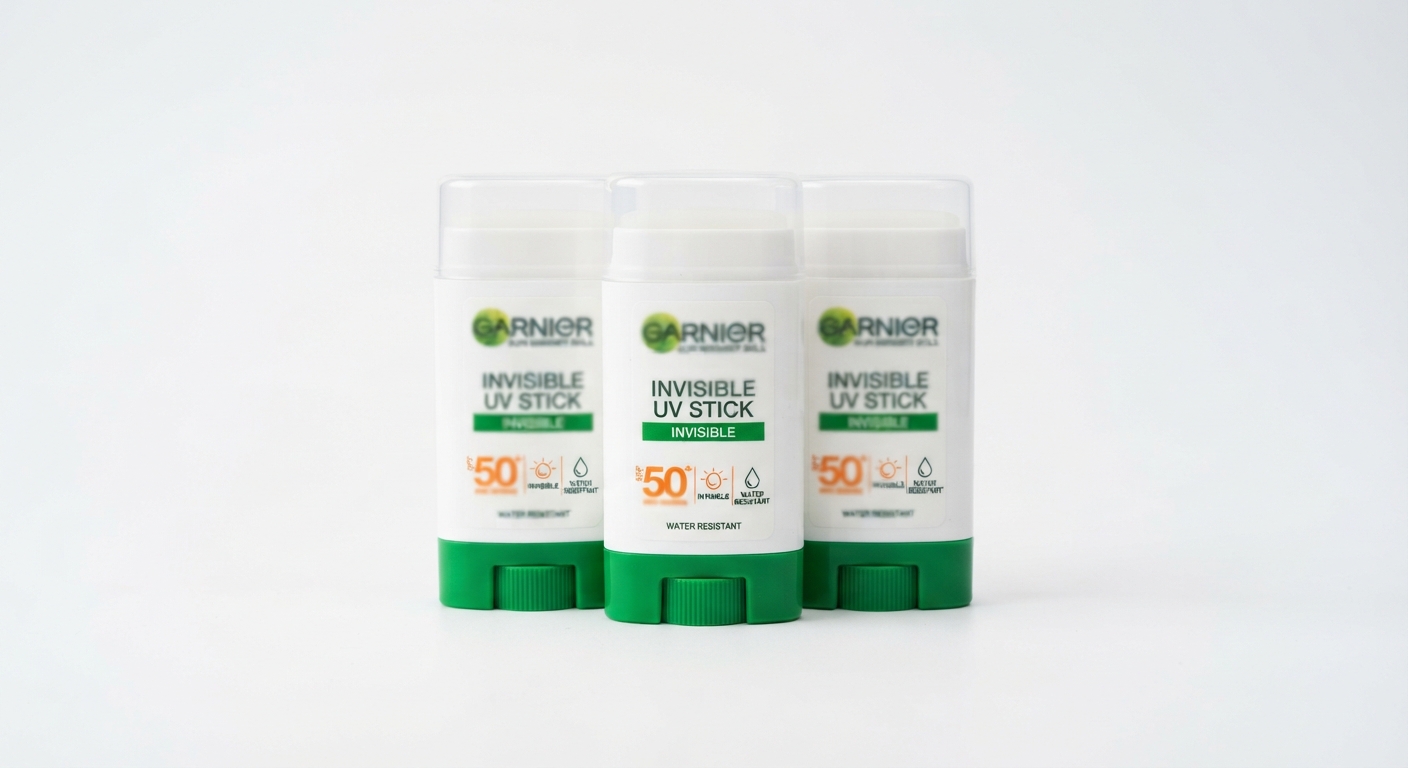 Pack 3 Protectores Solares Garnier Stick Invisible Super UV FPS50+ 18g