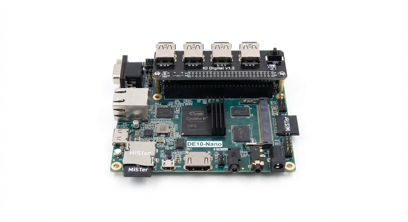 Sistema MiSTer FPGA Clónico DE10-Nano para Experiencia Retro sin Input Lag