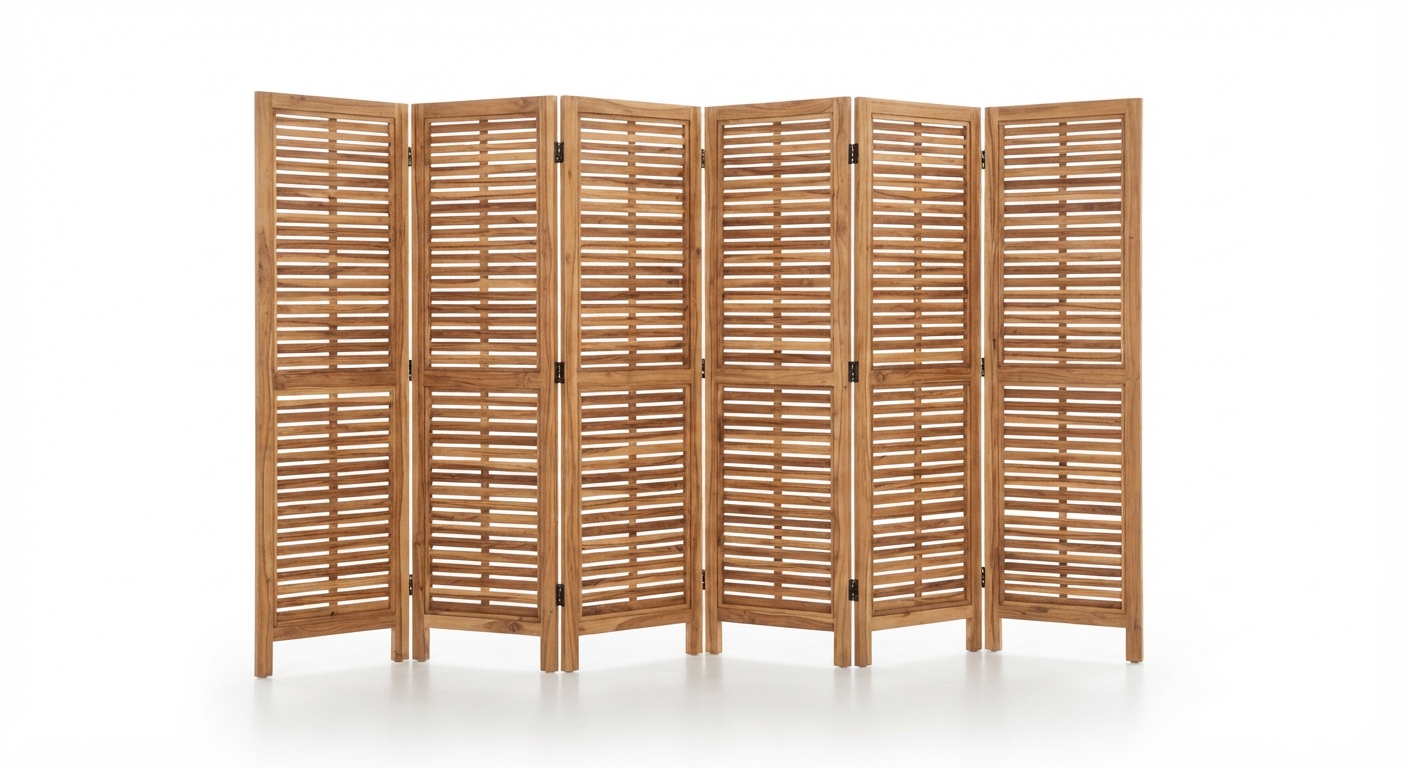 Separador de Ambiente de Madera VidaXL 100x254 cm