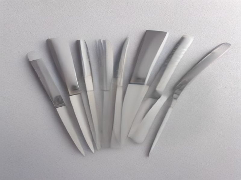 Set de 6 Cuchillos Krown de Acero Inoxidable con Mango Marfil
