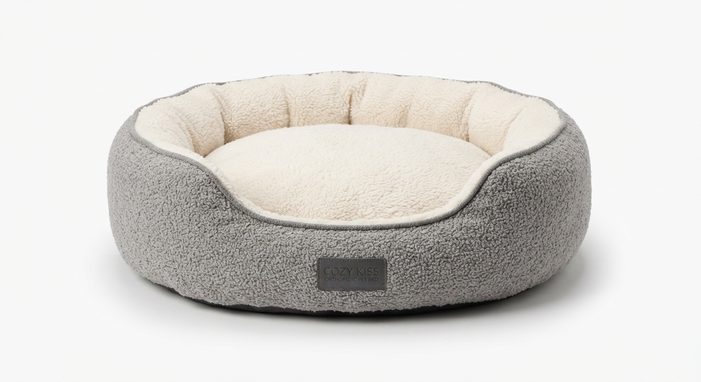 Cozy Kiss Cama Ortopédica para Perros y Gatos 76x58cm