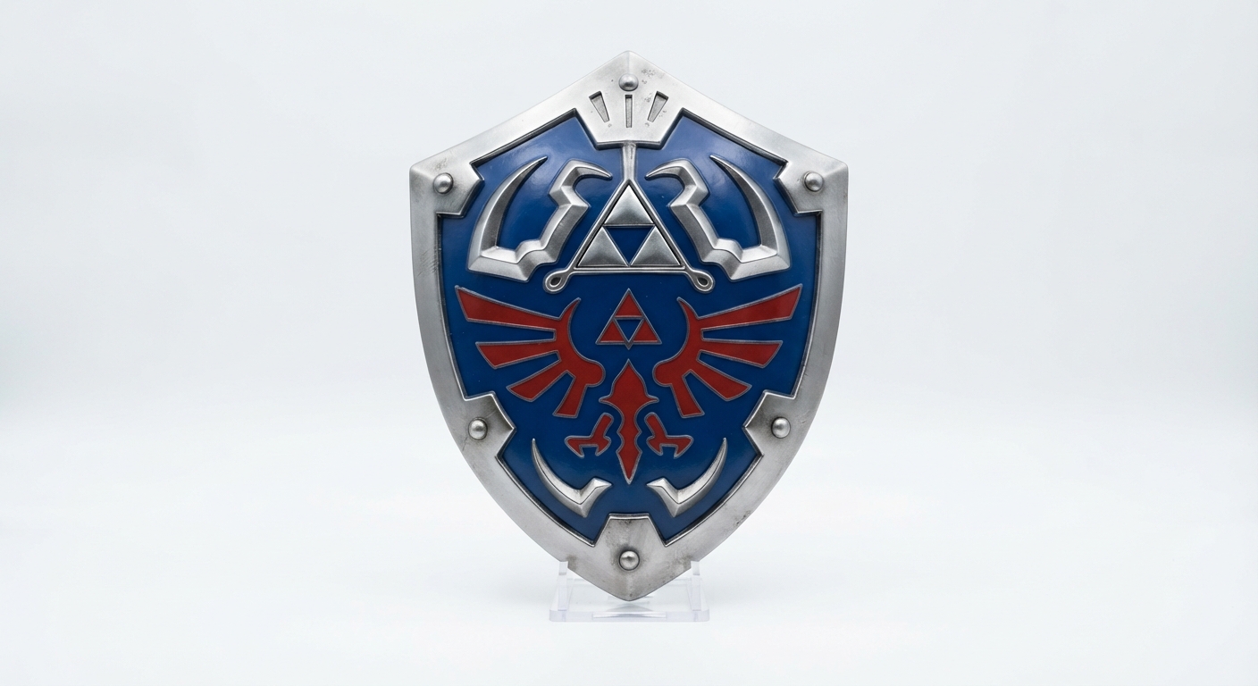 Figura First4Figure Escudo Hylian - Merchandising Coleccionista