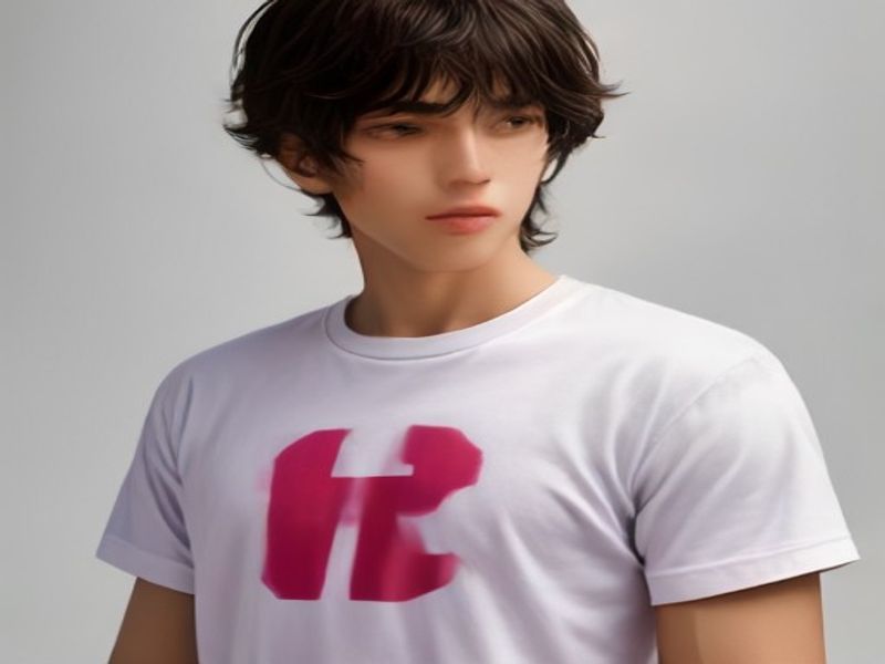 Tommy Hilfiger Camiseta Manga Corta Hombre Script Monogram Algodón Rosa XXL
