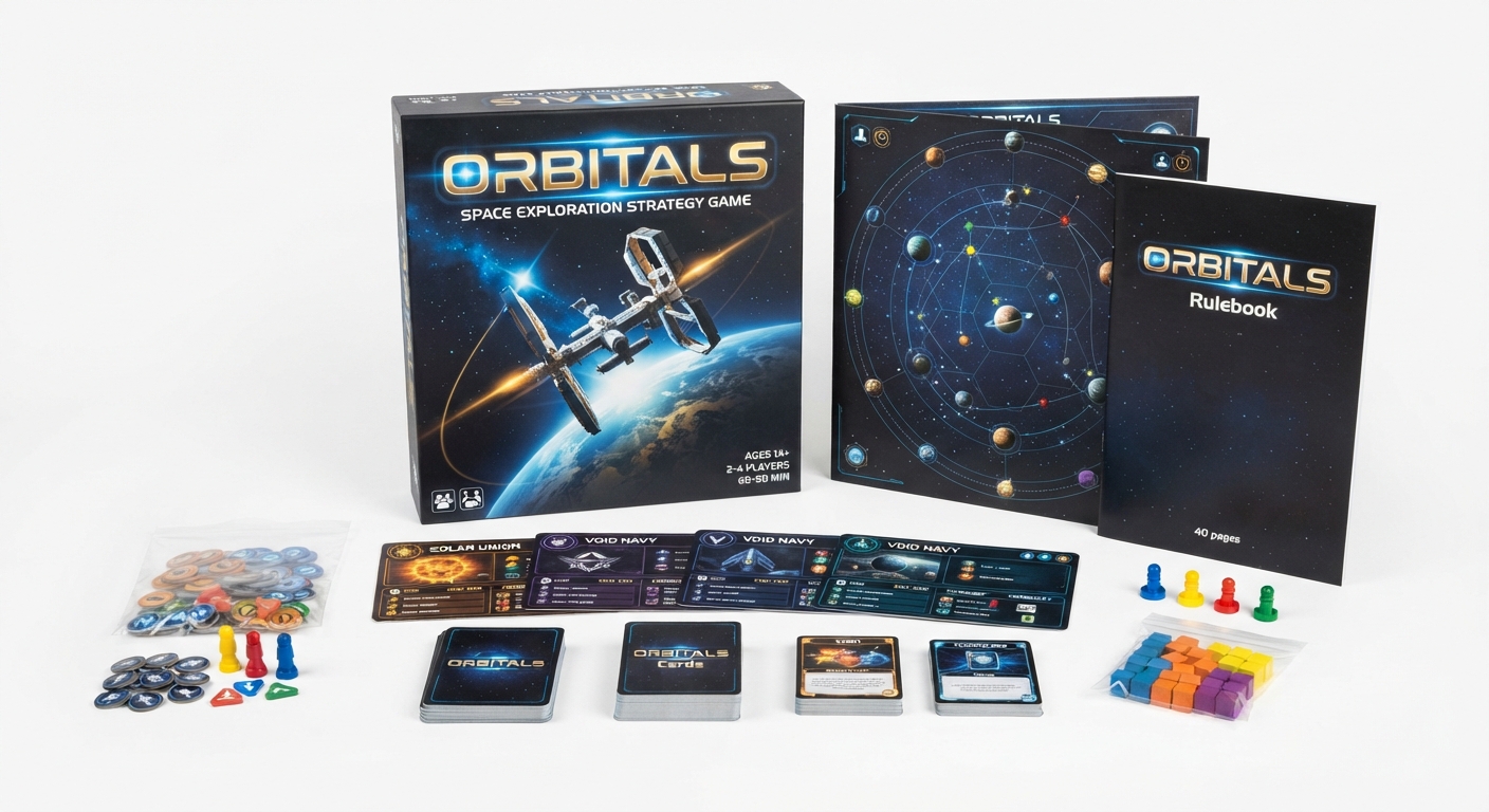 Orbitals - Juego de Mesa de Lanzamiento