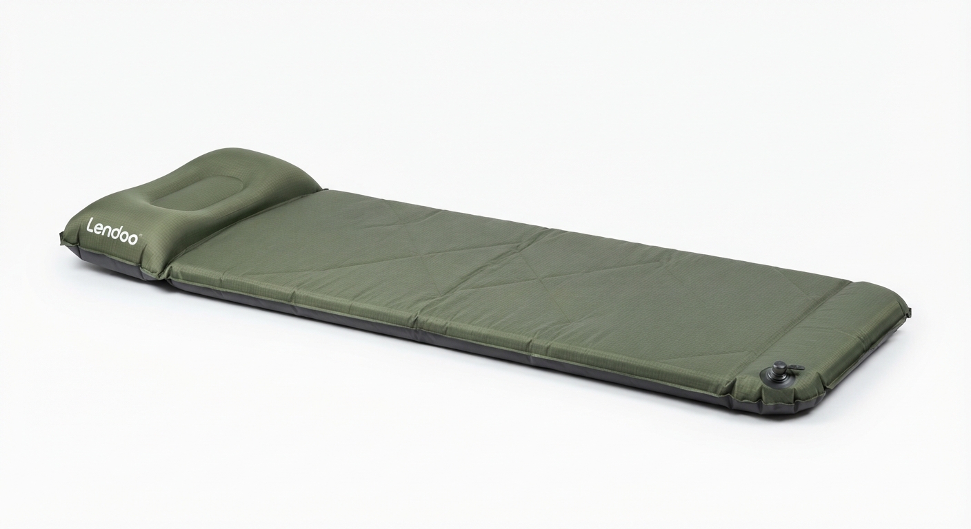 Colchoneta Autoinflable de Camping Lendoo con Almohada Integrada