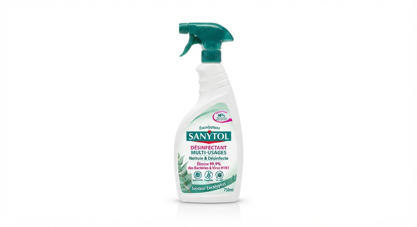 Pack 4 Limpiador Desinfectante Multiusos Sanytol 750ml con Eucalipto