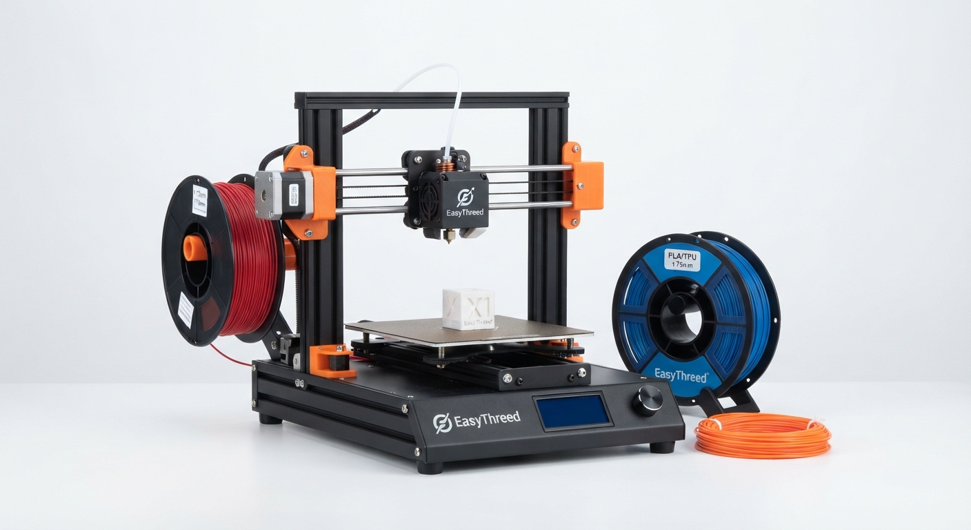 Impresora 3D EasyThreed X1 con Filamento PLA/TPU, 1.75mm
