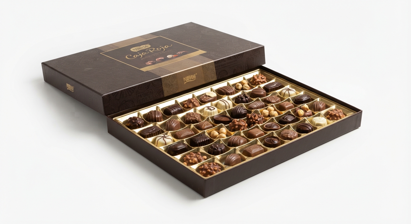 Lote 3 Cajas Bombones Nestlé Caja Roja (300gr)