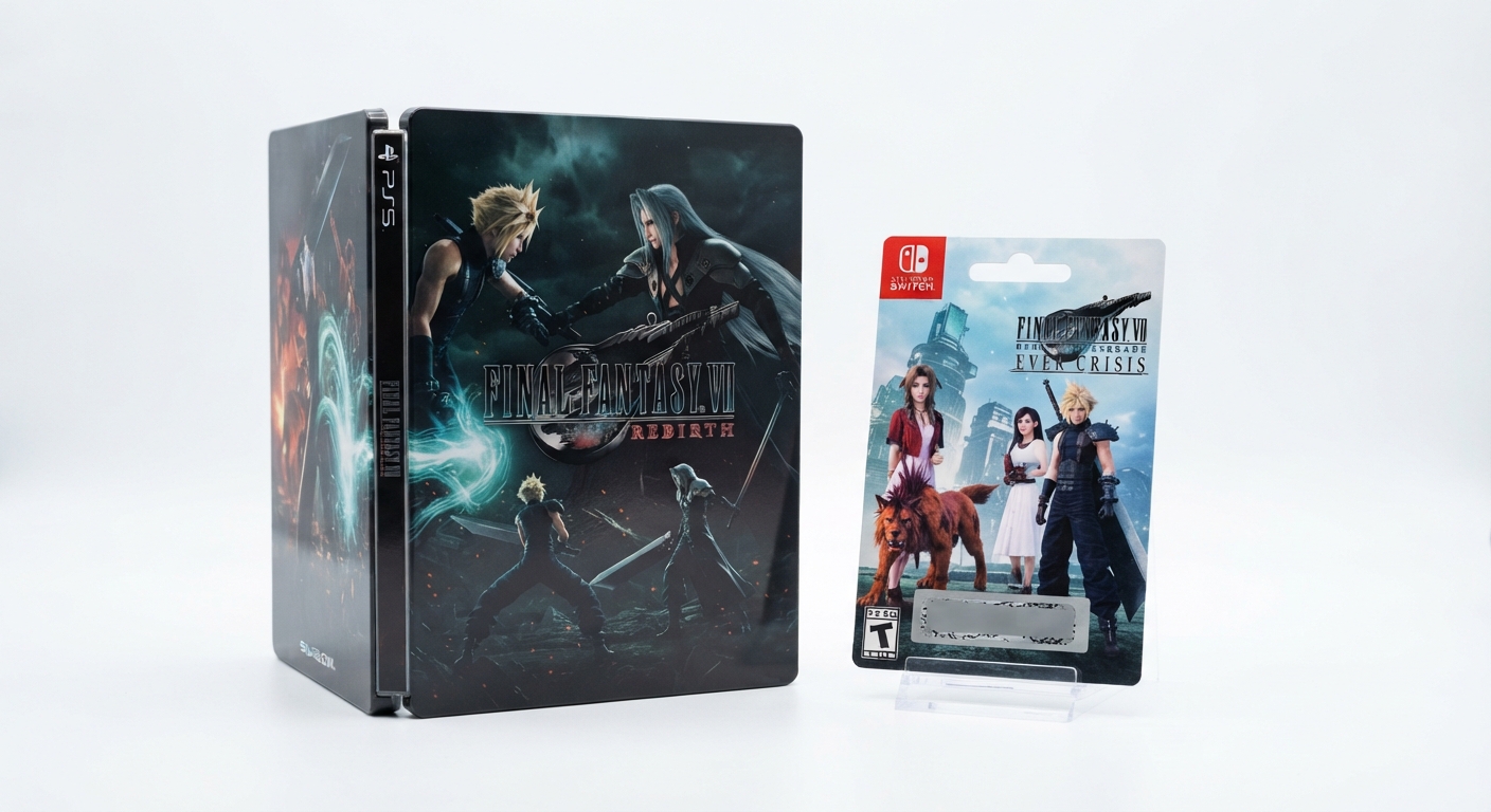 Final Fantasy VII Revelation Magic Card Edition + Steelbook para PS5 y Switch