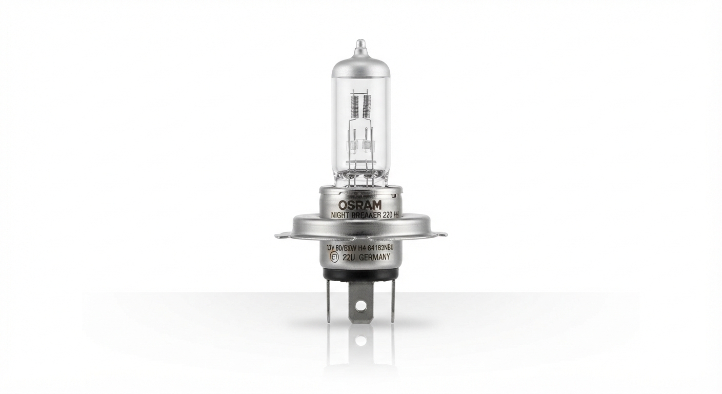 OSRAM NIGHT BREAKER 220 Lámpara Faro Halógeno H4 (2 Unidades)