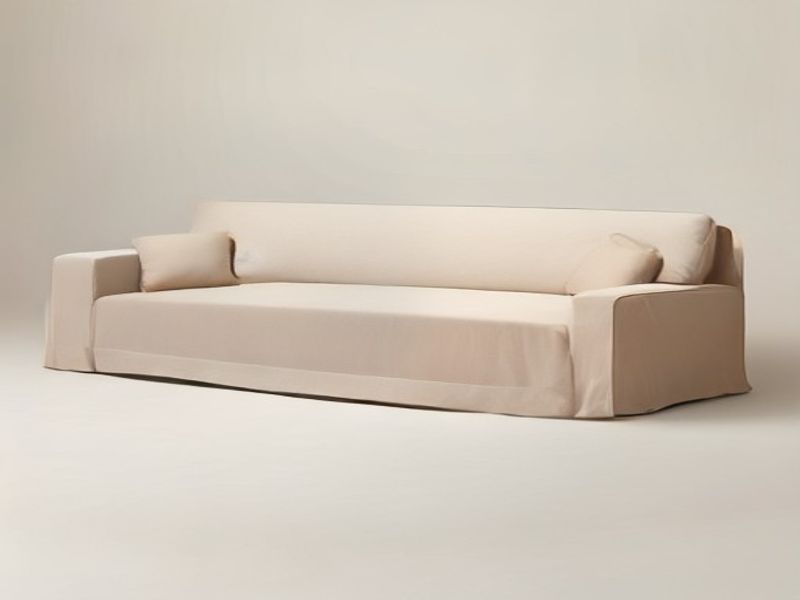 Cubre Sofá Chaise Longue Textilhome Malu Beige (Brazo Izquierdo, 240 cm)