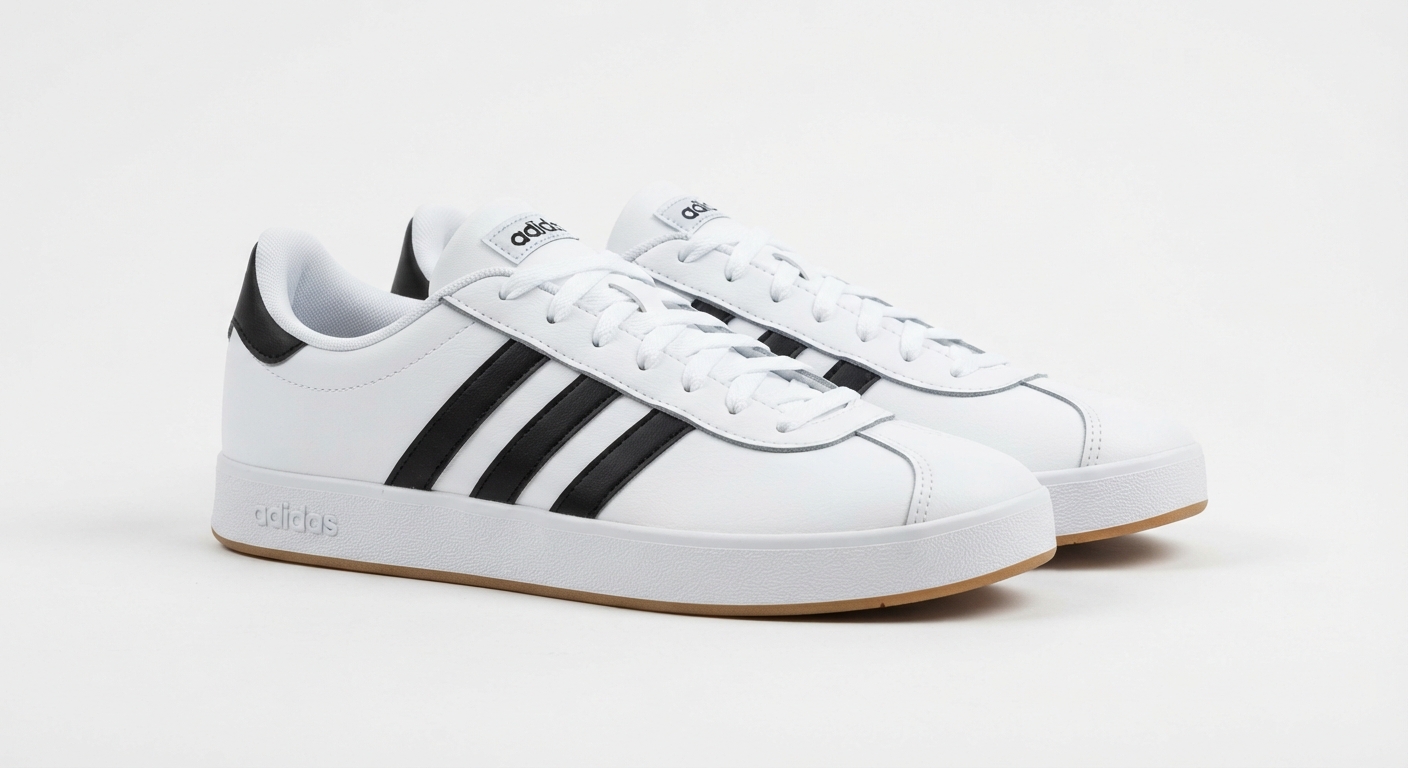 Adidas VL Court 3.0 Mujer - Zapatillas Casual Blanco/Negro/Gris