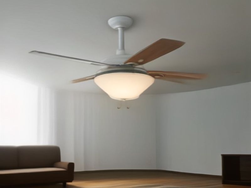 Ventilador de Techo Silencioso con Luz LED Regulable y Mando a Distancia