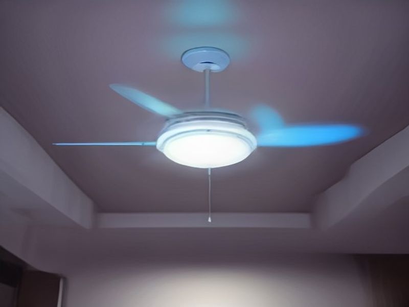 Activeallbrite Ventilador de Techo LED RGB Ø47cm con Motor DC y Control Remoto