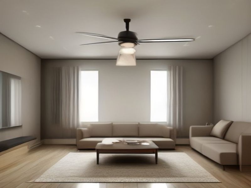 Ventilador de Techo LED con Mando y Temporizador - 8 Velocidades