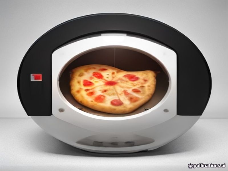 Máquina para Hacer Pizza Eléctrica Klaif 1200W con Placa de Piedra