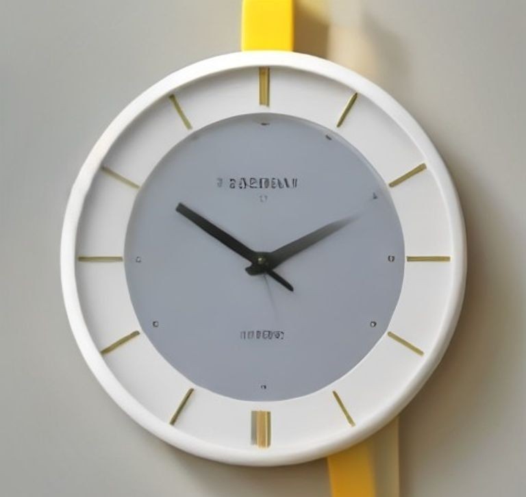 Reloj de Pared Accshine 30 cm Amarillo Silencioso