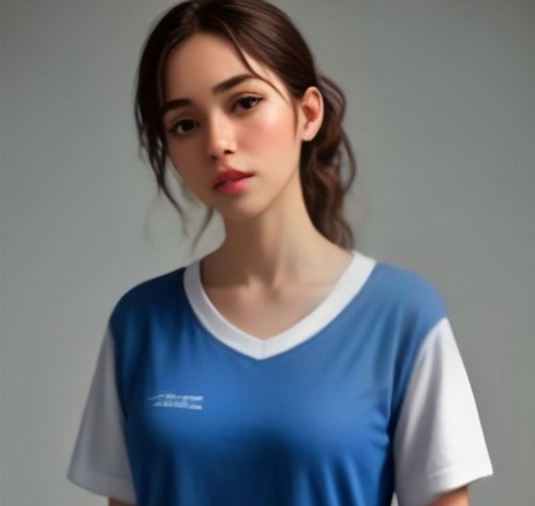 Camiseta de Manga Larga Algodón Suave Cuello Redondo Mujer WAVLATII