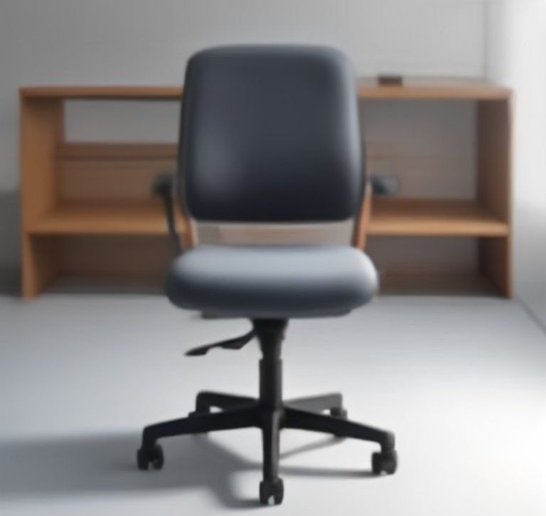 Silla de Oficina Ergonómica con Soporte Lumbar y Ruedas