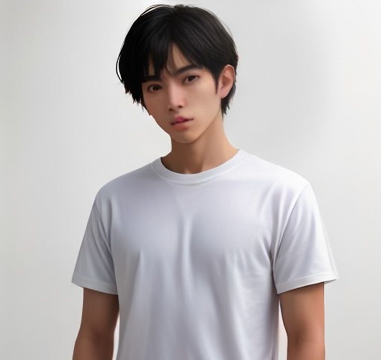 Camiseta Verano Hombre Transpirable Estampado Minimalista Japonés Tallas Grandes